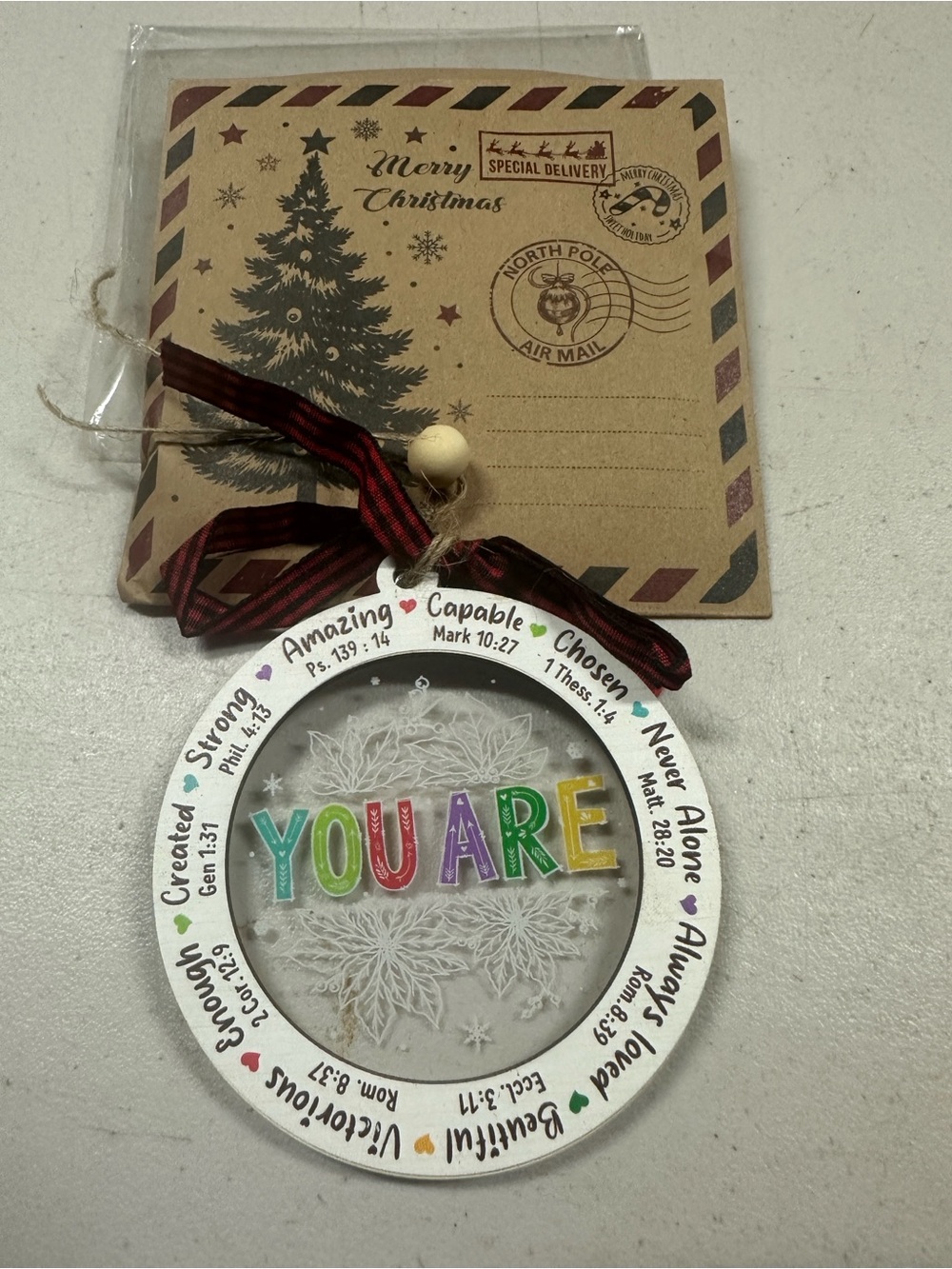 You Are Multicolor Inspirational Holiday Ornament - Home Holiday